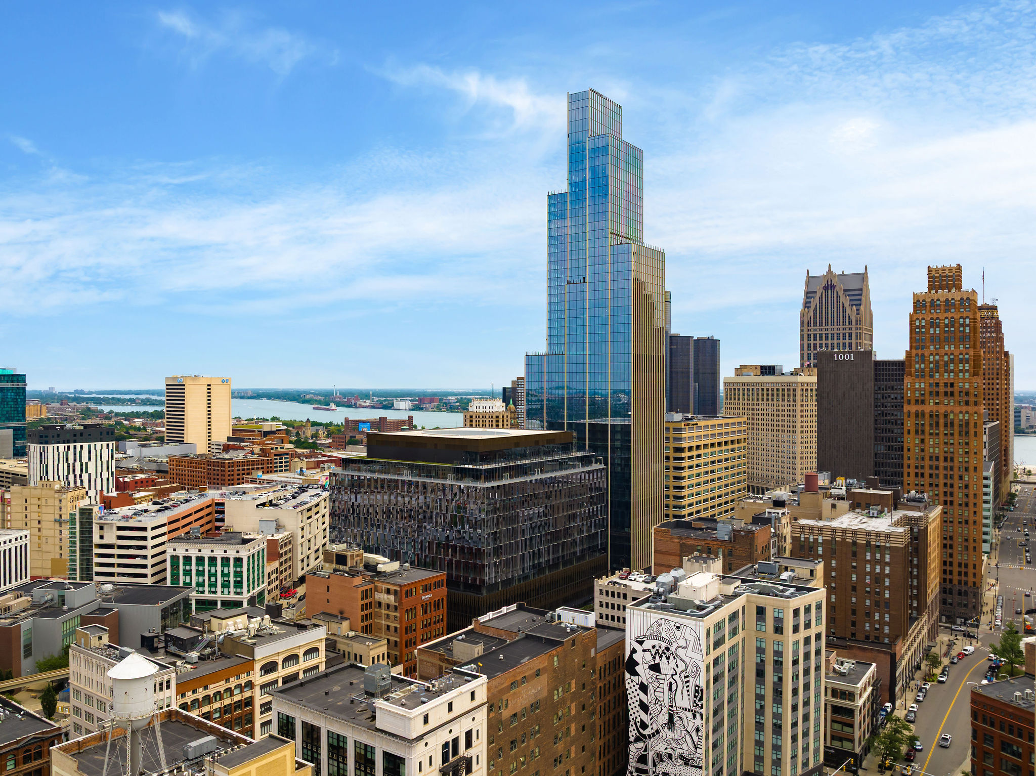 Detroit development 2025 Hudson Tower