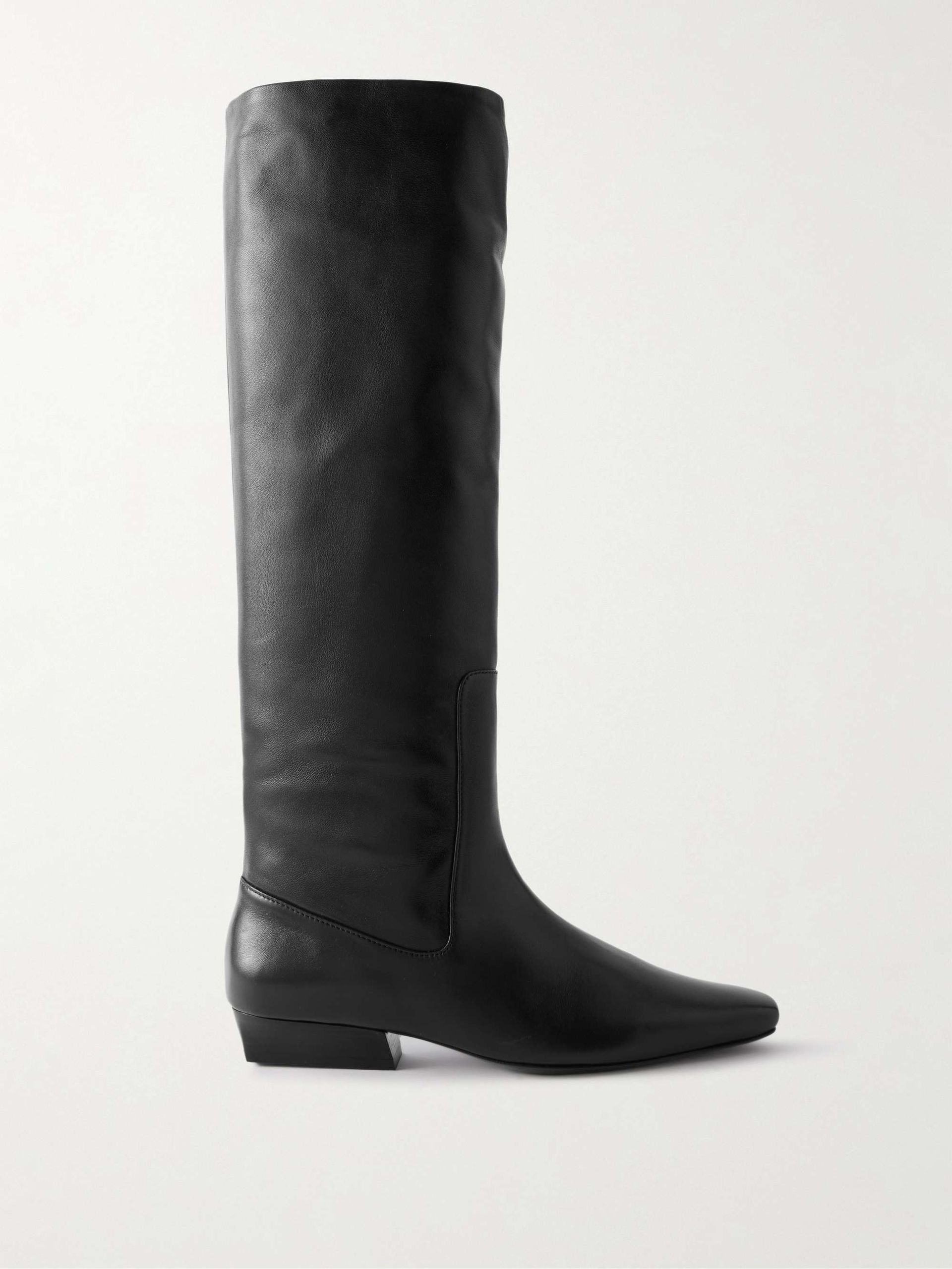Wally Leather Knee Boots
