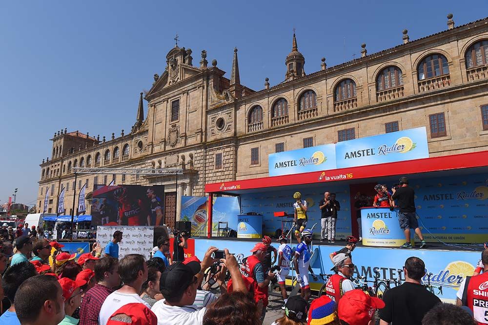 The sun was out for stage six