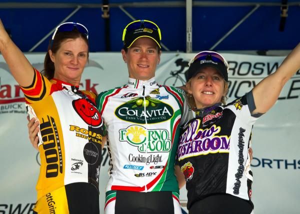 The Women's podium.