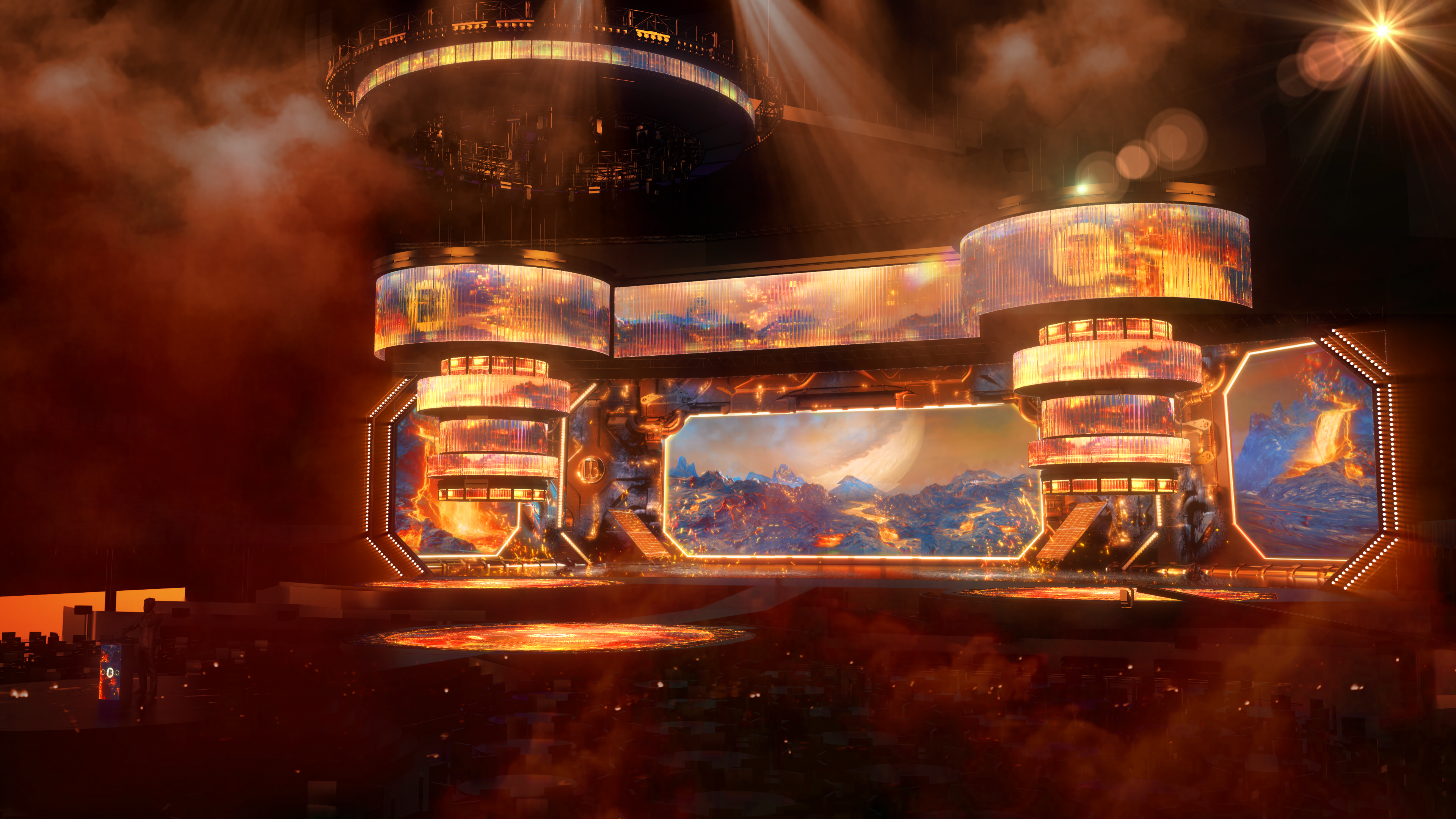 Brit Awards 2026 stage set