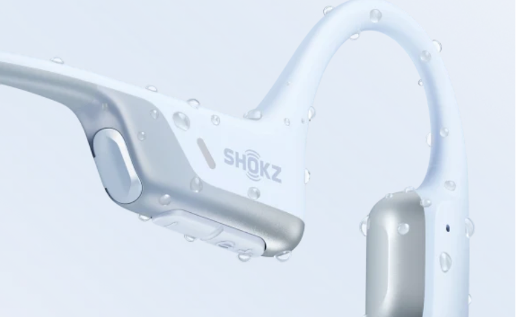 Shokz OpenRun Air 2 running headphones on a white background