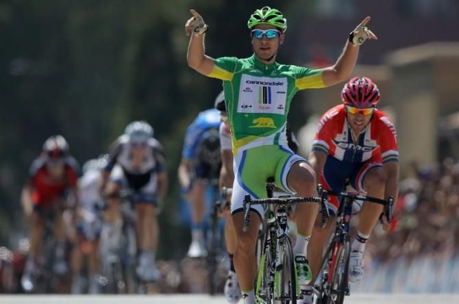Peter Sagan (Cannondale) wins his Tour of California stage