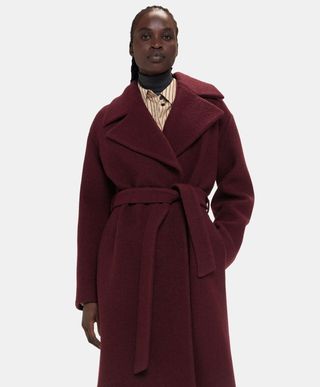 Lorna Wrap Wool Coat