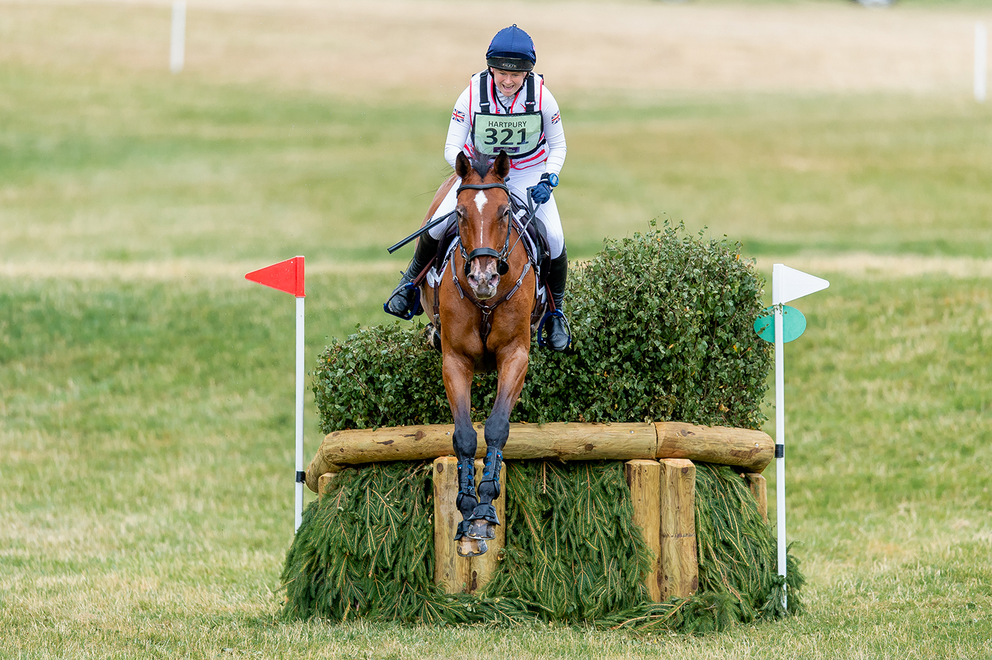 Millie Juleff and All We Need at the young rider Europeans at Hartpury in July 2022