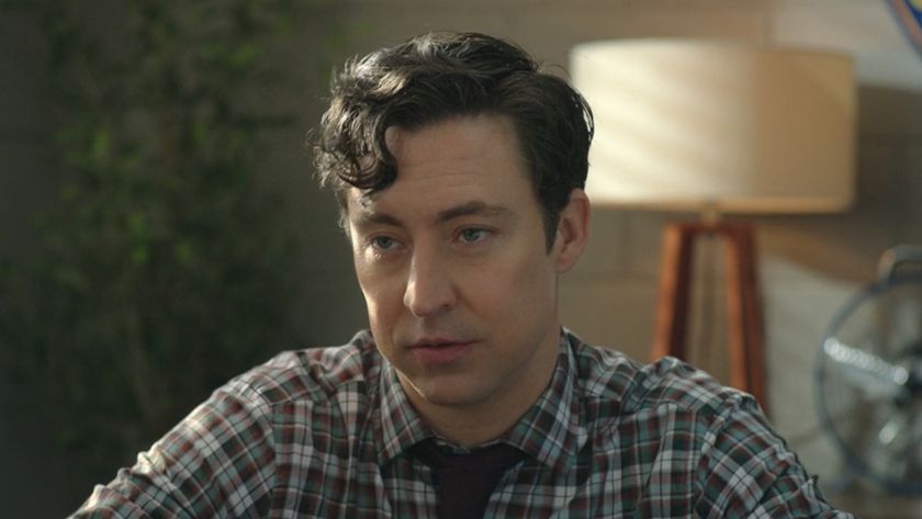 Evan looking annoyed in the principal&#039;s office in English Teacher&#039;s Season 2 premiere. 