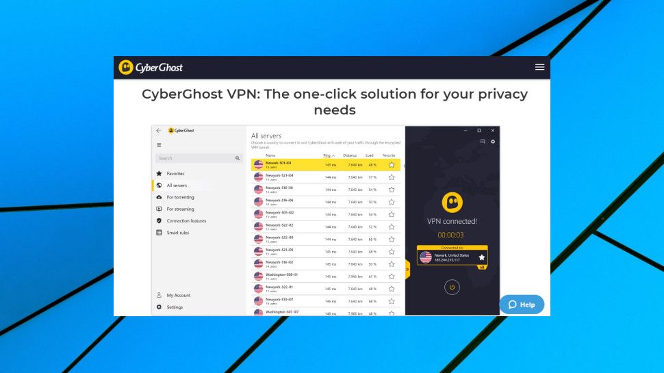 cyberghost vpn p2p