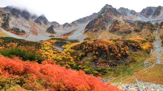 Scenic view of Mount Hotaka