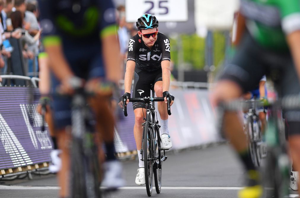 Tao Geoghegan Hart after the Hammer Sprint