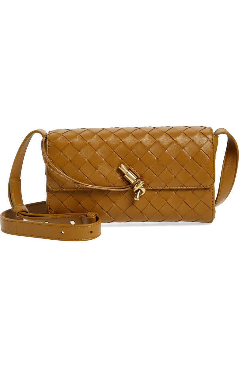 Mini Intrecciato Leather Crossbody Bag