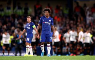 Willian was not impressed