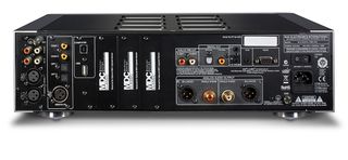 The M12 digital preamp DAC can now take advantage of a BluOS-enabled MDC plug-in
