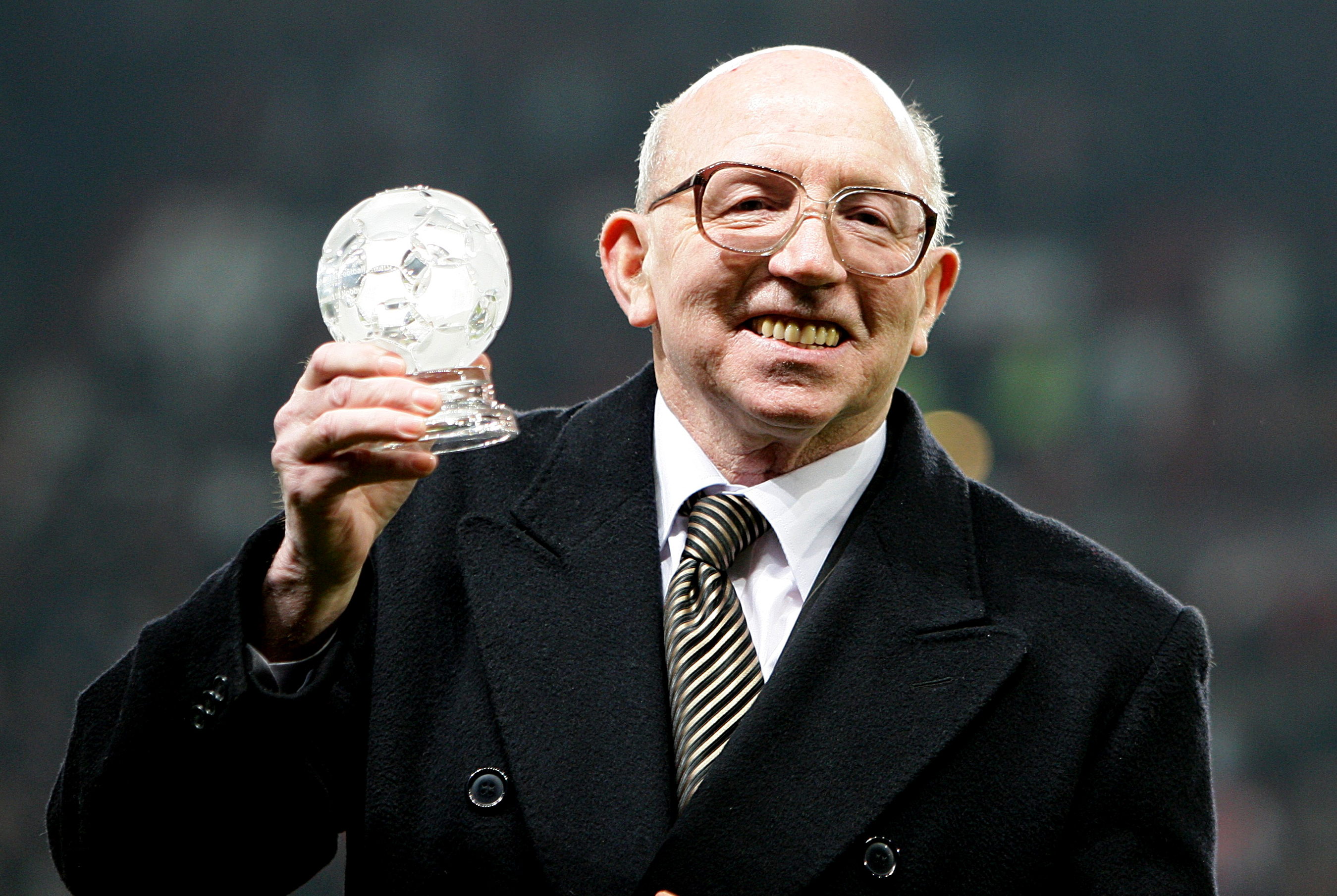 Nobby Stiles was suffering with dementia when he died earlier this year (Martin Rickett/PA)