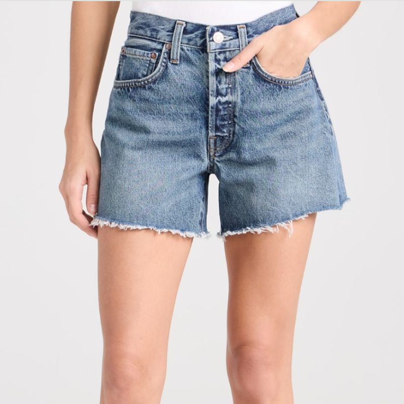 AGOLDE , Parker Long Vintage Cut Off Shorts
