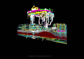 Technical building services digital model of the Elbphilharmonie, Hamburg