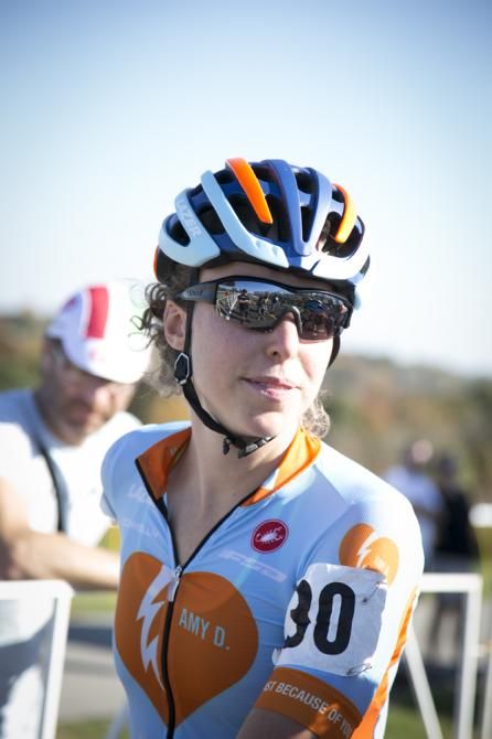 Erica Zaveta on the startline