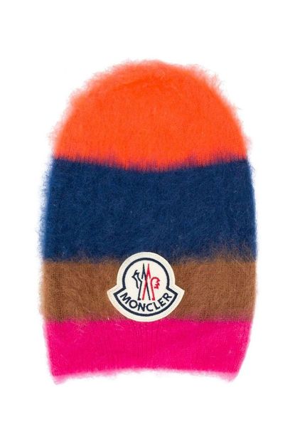 Moncler - Mohair Blend Stripe Knit Hat