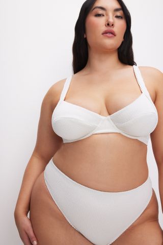 Always Fits Demi Bikini Top | Cloud White