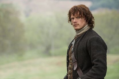 Heughan is naturally blonde, but he dyes his hair red every two episodes.