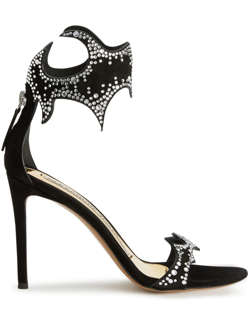 Betsy 105mm Crystal-Embellished Sandals | 36