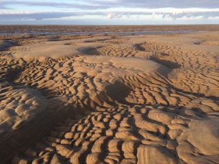 Sand patterns on the Goodwin Sands