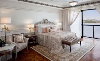 Bedroom inside the Palazzo Versace Hotel