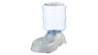 Jug-style automatic pet feeder