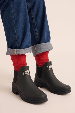 Barbour X Bp Aude Khaki Rain Boots