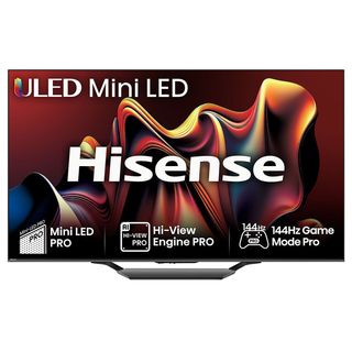 A press image of the Hisense U7n 75-inch TV on a white background