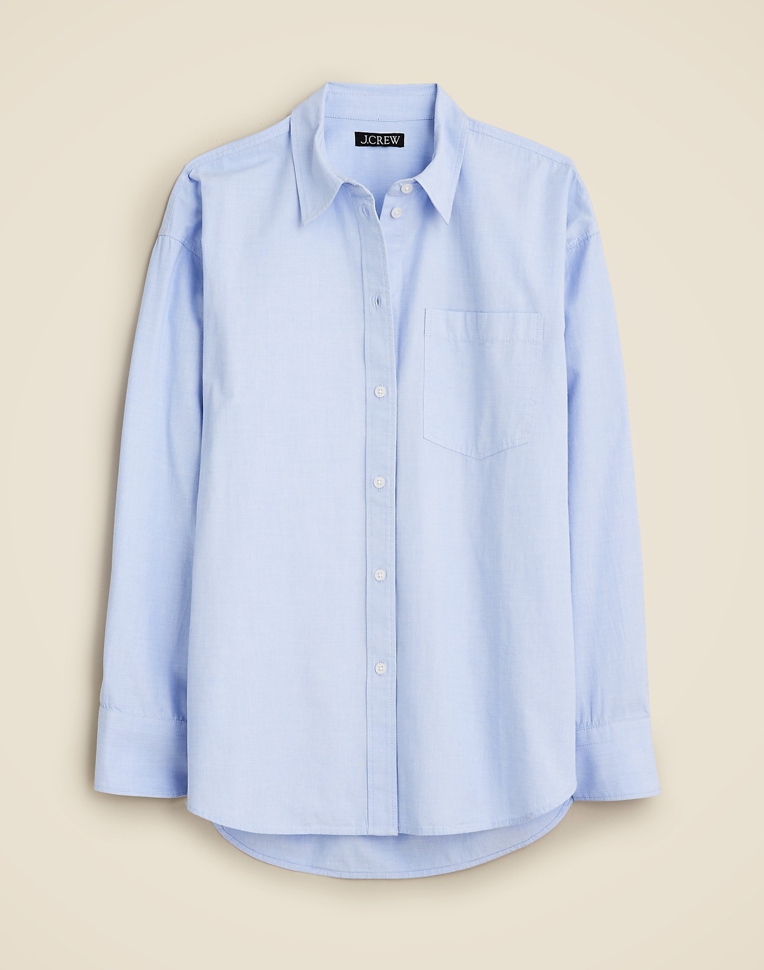 J.Crew, &amp;Eacute;tienne Oversized Shirt in Lightweight Oxford