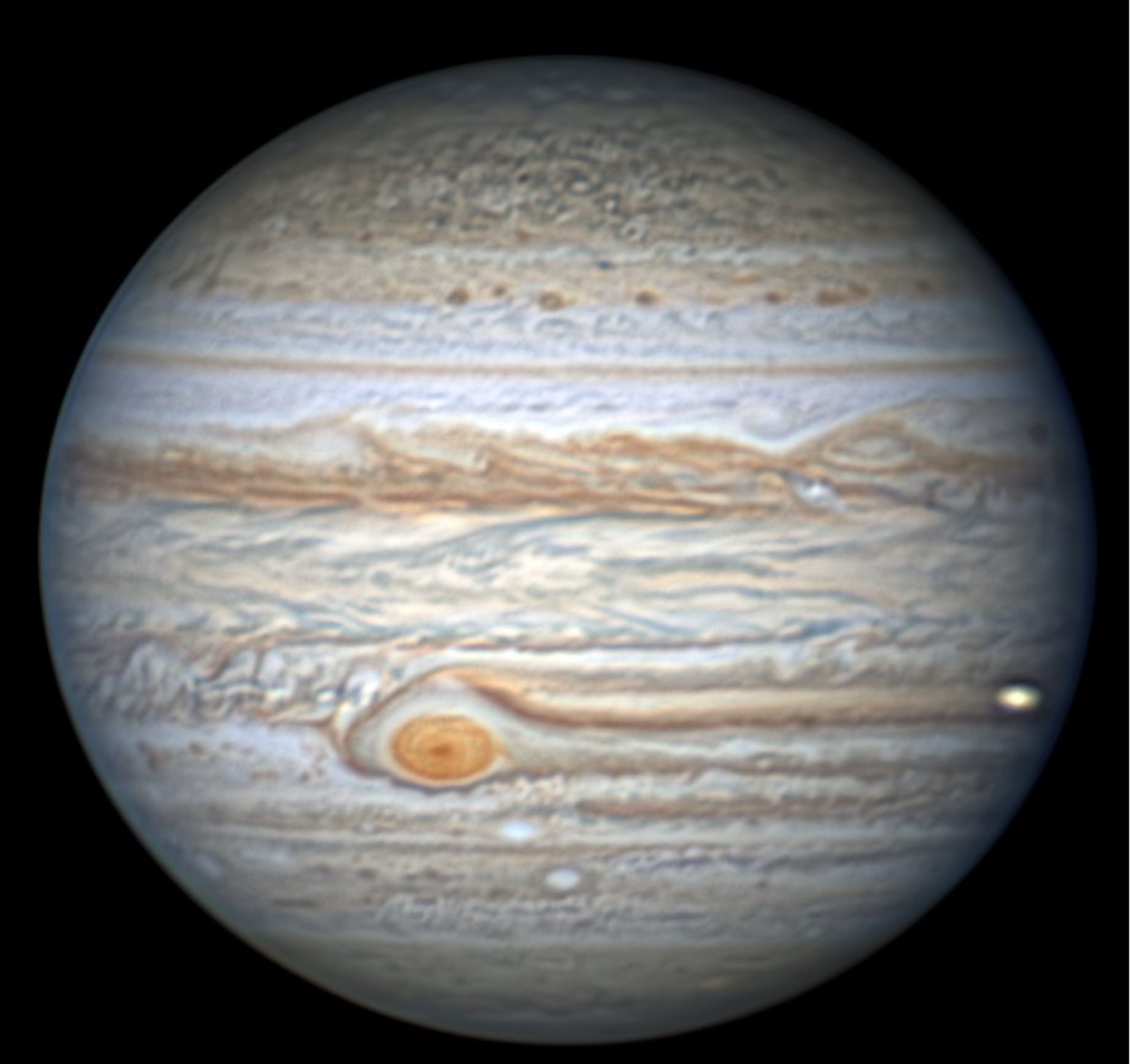 Een foto van Jupiter genomen in Cebu, Filippijnen op 27 augustus.