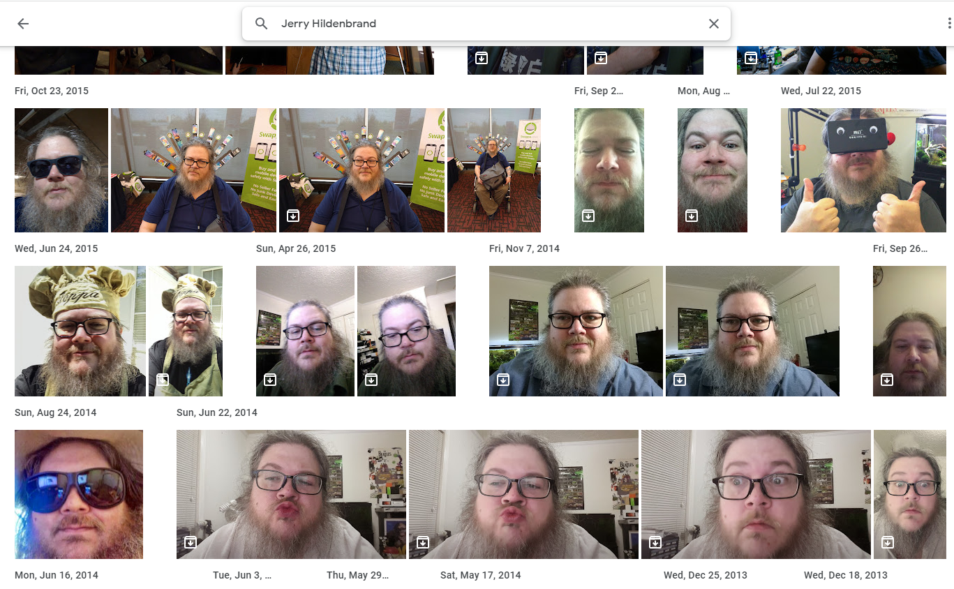 Google Photos search