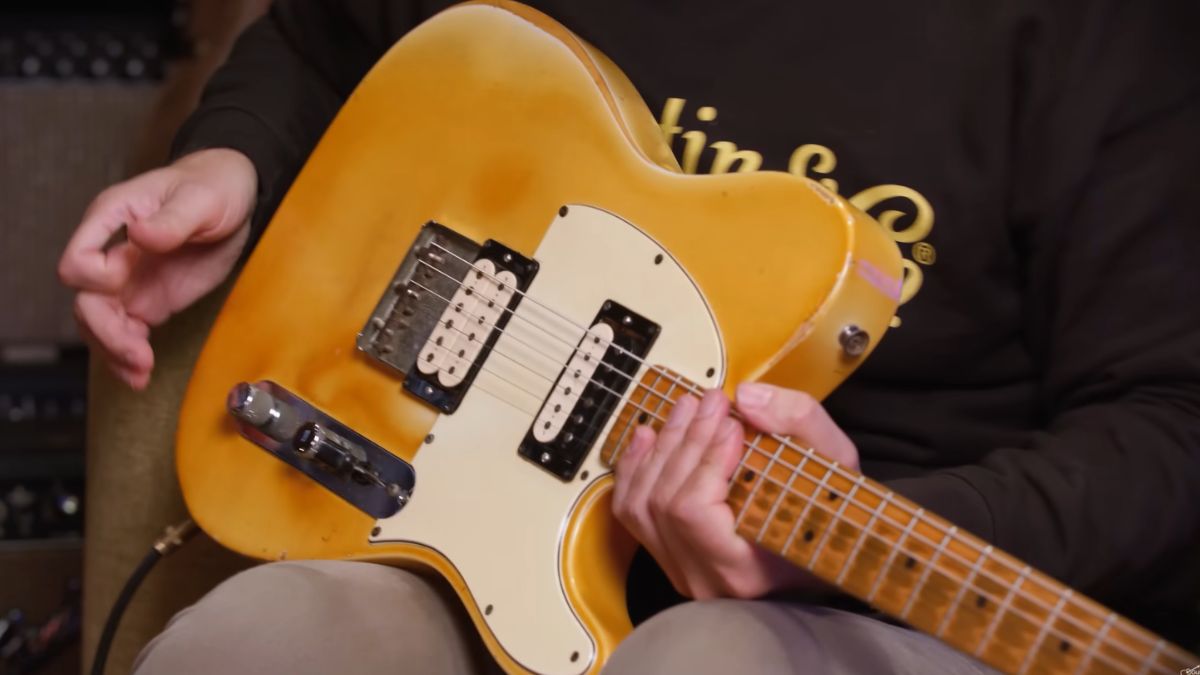 Joe Bonamassa's 1968 Fender Telecaster, which features Gibson PAF humbuckers