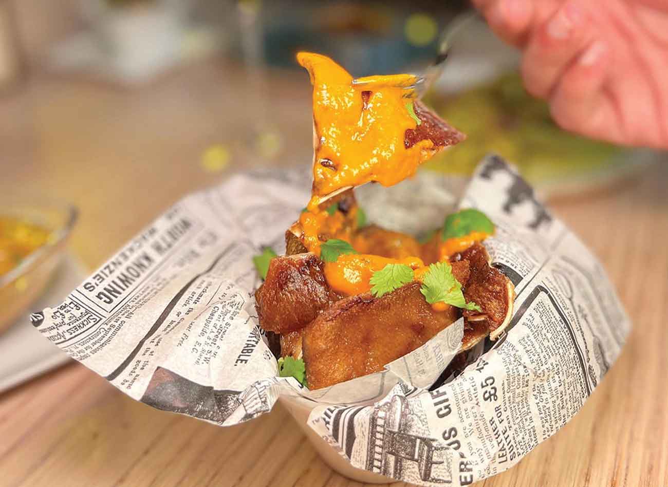 A dish at Umm No S&amp;oacute;lo Tapas