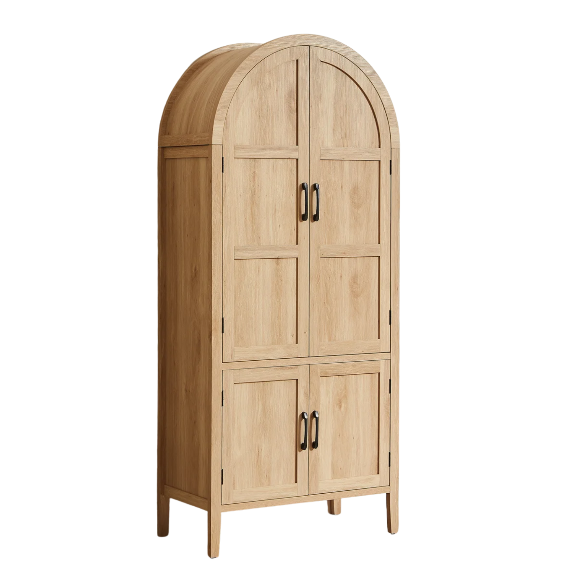 a wood storage cabinet