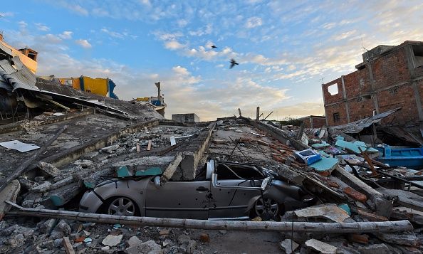 Natural disaster in Ecuador.