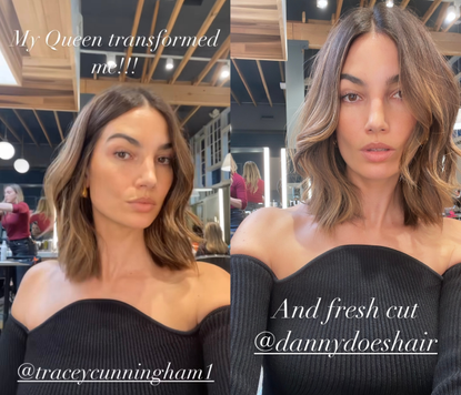 Lily Aldridge Showed Off a Fresh Hair Color and a Cut | Marie Claire