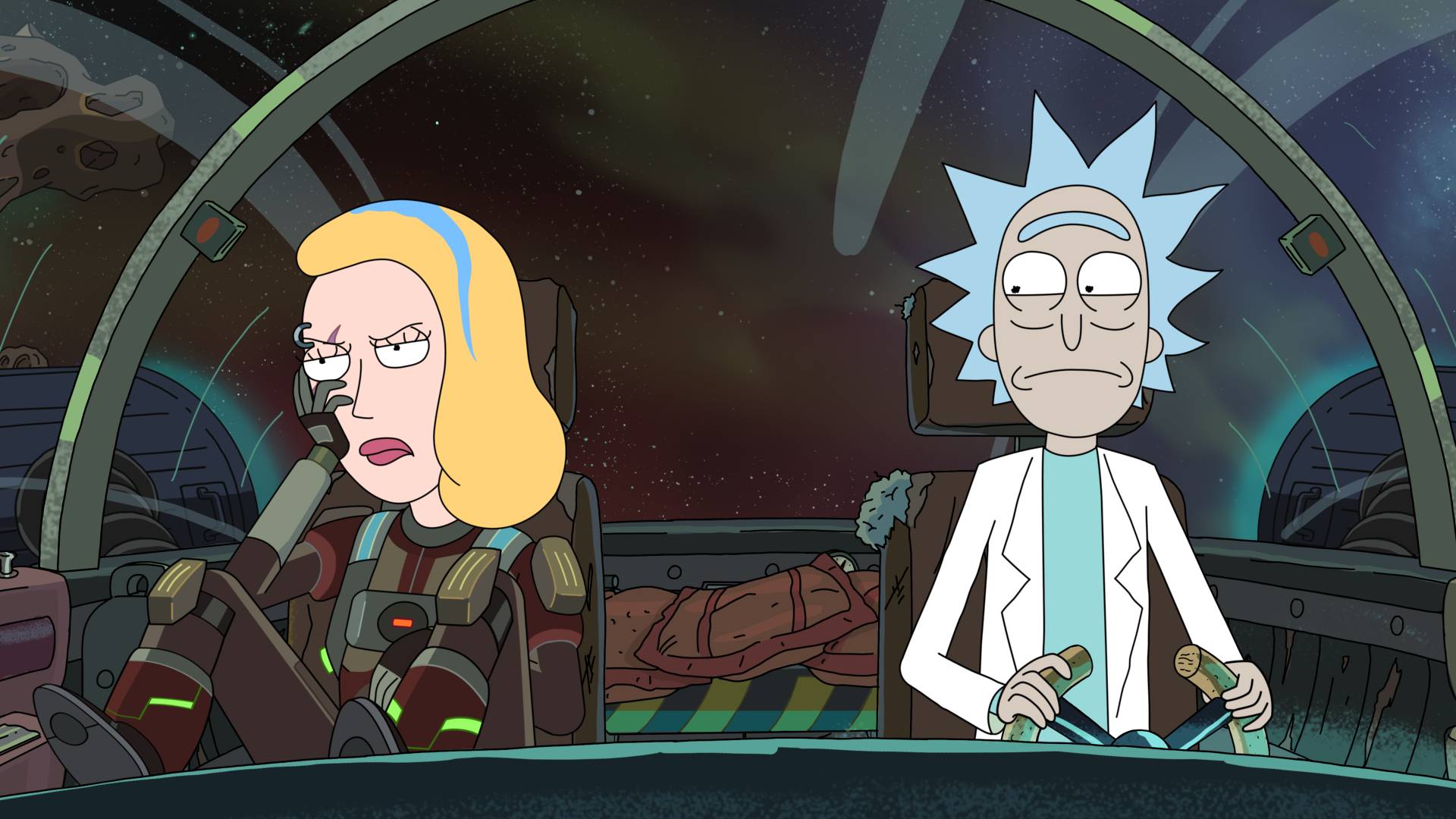 Beth and Rick in Rick and Morty season 8