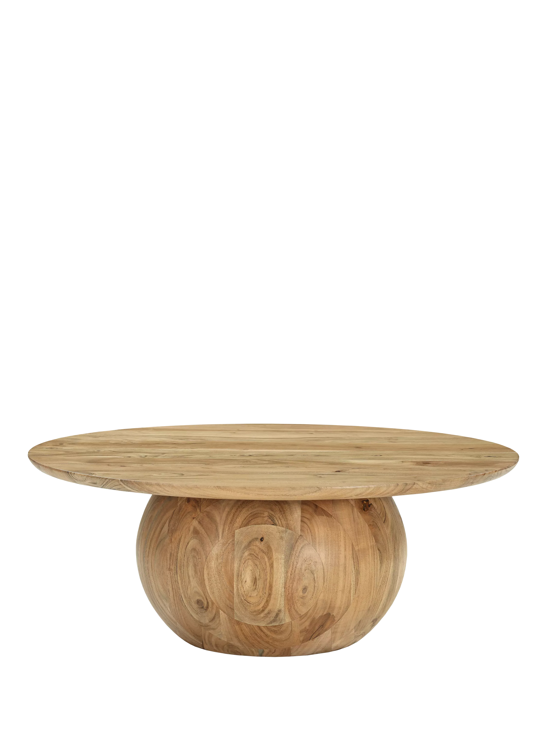 John Lewis Orb Acacia Wood Coffee Table, Natural