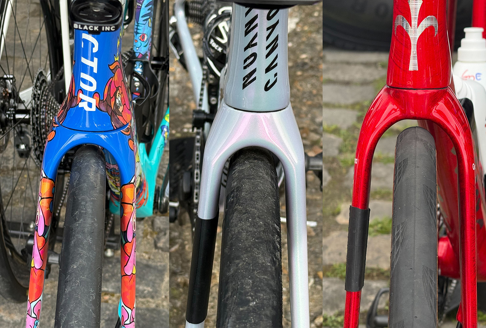 Various Paris-Roubaix tech