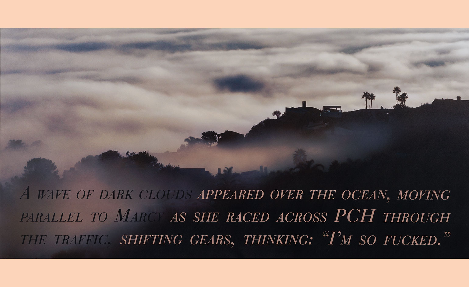 Purple magazine interview. ‘Its text seems plucked right out of life.’ Pictured: PCH, 2016