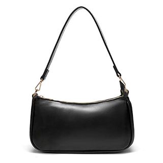 Niueimee Zhou Shoulder Bag for Women Retro Vegan Leather Classic Clutch Tote Handbags Purses With Zipper Closure