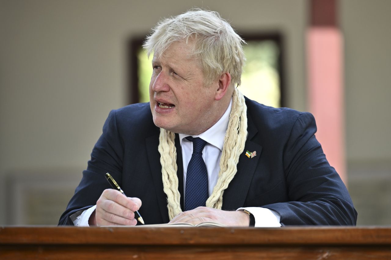 Boris Johnson in India