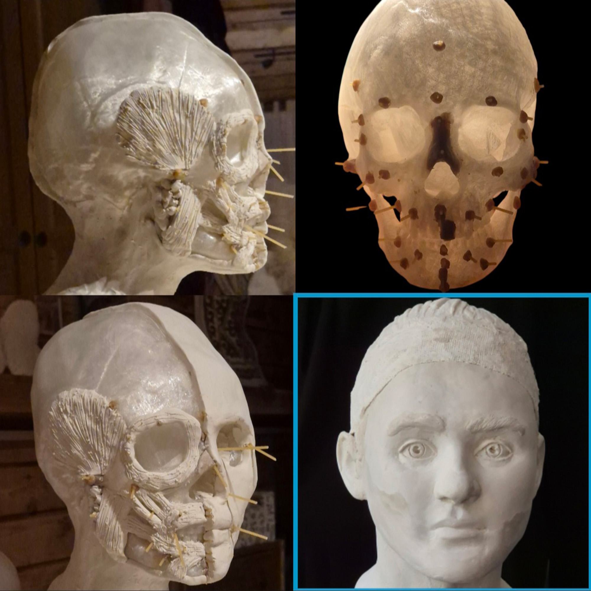 A series of images from the exhibit