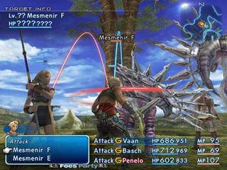 Final Fantasy XII - Game combat. Released 10/30/2006 for the PlayStation 2.
