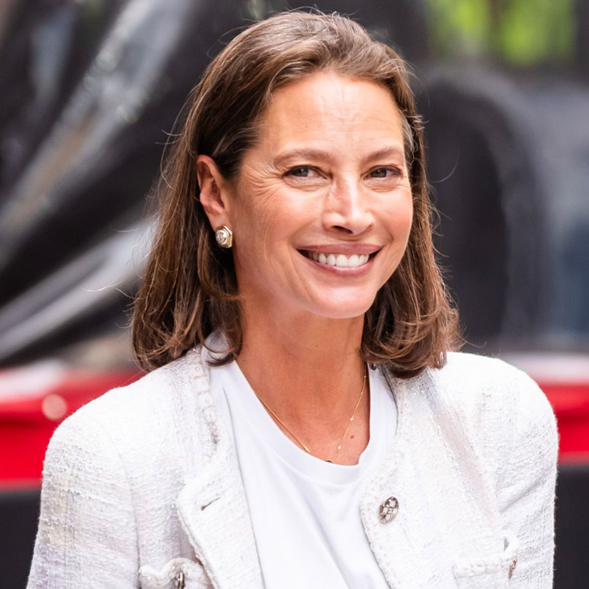 Christy Turlington Wore the Jacket That Makes Jeans Look Elegant