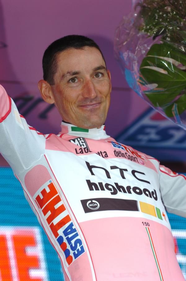 Marco Pinotti delighted the home crowd with his win