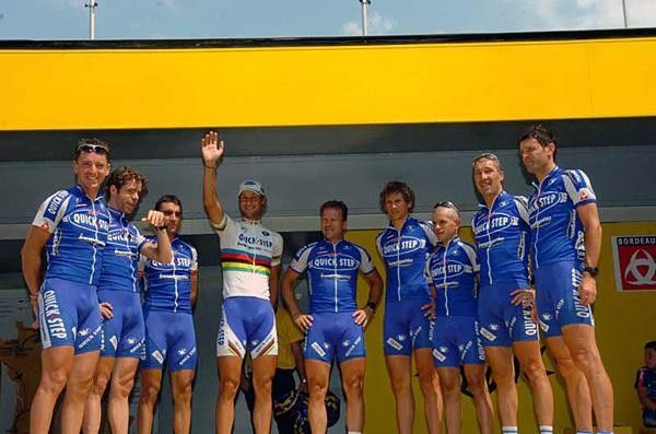 Tom Boonen and the Quick.Step gang live on stage