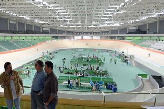 The 2016 Olympic Games velodrome in Rio de Janeiro