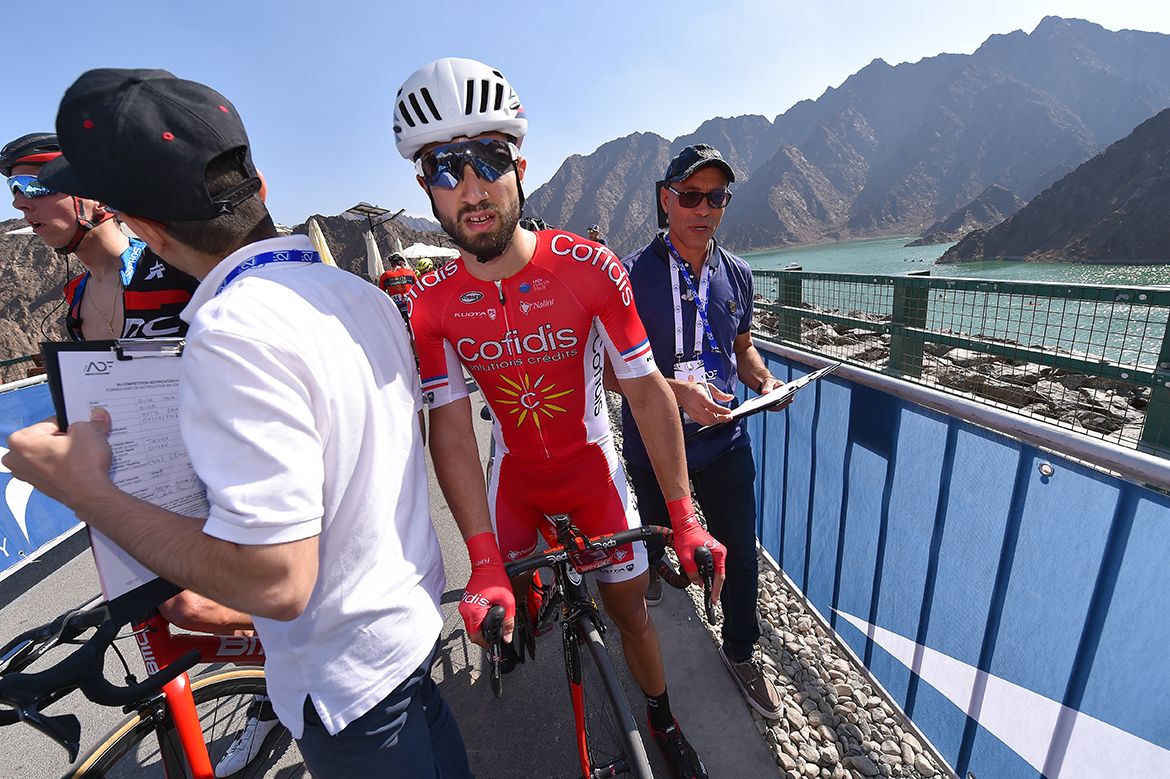 Nacer Bouhanni put in a decent ride on the Hatta Dam